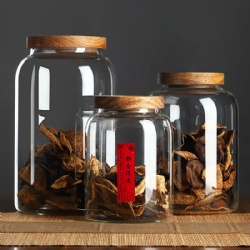 Borosilicate Glass Storage Jar for Kitchenware