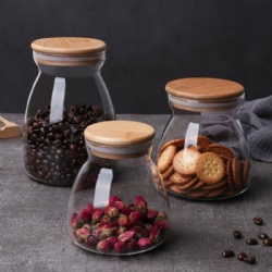 Elegant Borosilicate Glass Container for Cookies and Nuts