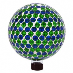 Stunning Outdoor Garden Ball in Mosaic Craft