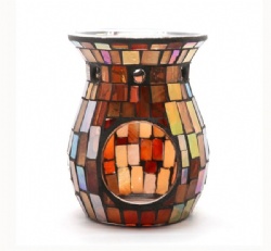 Rainbow Rectangle Piece Mosaic Oil Burner