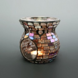 Rectangle Iridescent Piece Mosaic Oil Burner