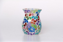 Colourful Flower Mosaic Oil Burner for All Season