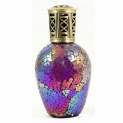 250ML Iridescent Purple Mosaic Fragrance Oil Lamp for Home Decorations
