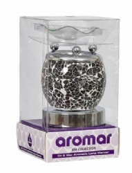 Hot Selling Aroma SPA Collection Black Mosaic Oil Burner