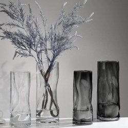 High Quality Nordic Nice Design Glass Vase for Desktop